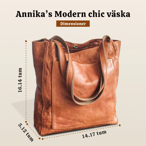 Annika’s moderna chic | Stilig läderväska