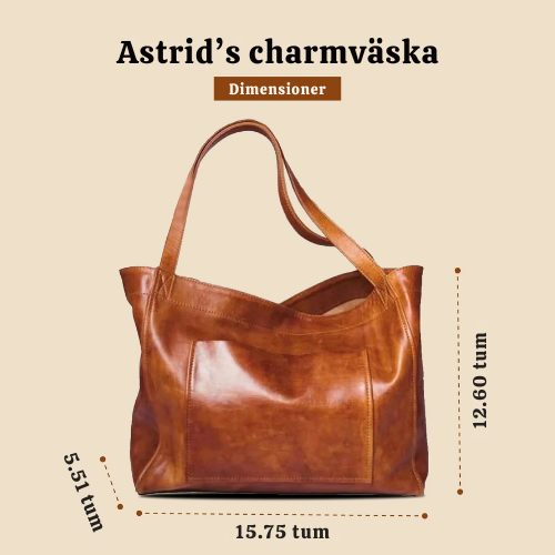 Astrid’s Charm | Vintage Läder Axelväska