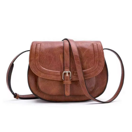 Agnes Klassisk Sadeltask Crossbody-väska