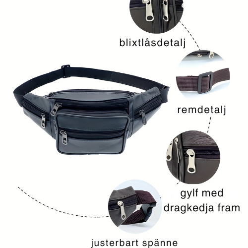 Ranger Läder Crossbody Väskan