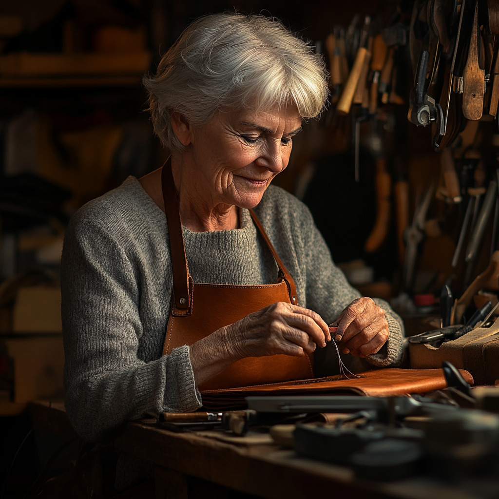 Arvid Vertikal Läder Crossbody